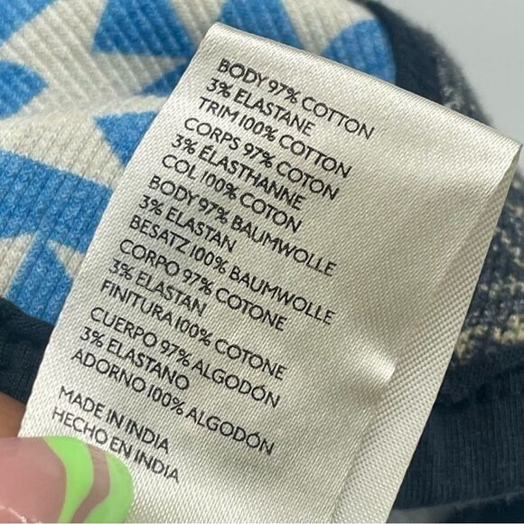 Free People We The Free Too Hot to Handle Boho Tank XS Cotton Geometric Print - Picture 7 of 8